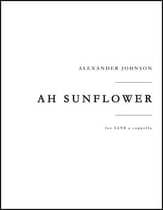 Ah, Sunflower SATB choral sheet music cover